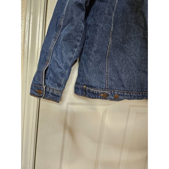 North 40 Sherpa Lined Denim Truckers Jacket Men's Medium Cowboy Western - Picture 9 of 9
